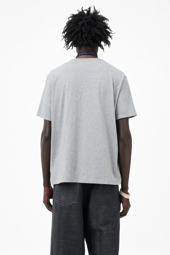 Tシャツ・カットソー OUR LEGACY SS25 (M4226NGM GREYMELANGECLEANJERSEY) Our Legacy - New Box T-Shirt Grey Melange Clean Jersey