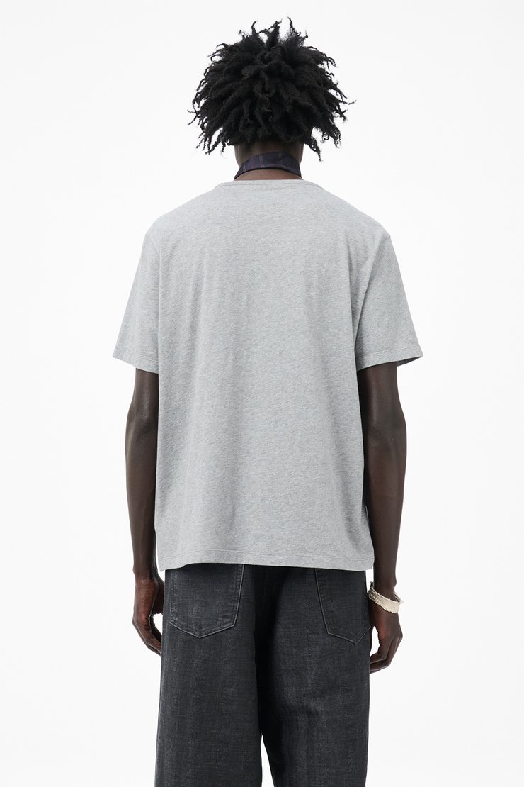 Our Legacy - New Box T-Shirt Grey Melange Clean Jersey