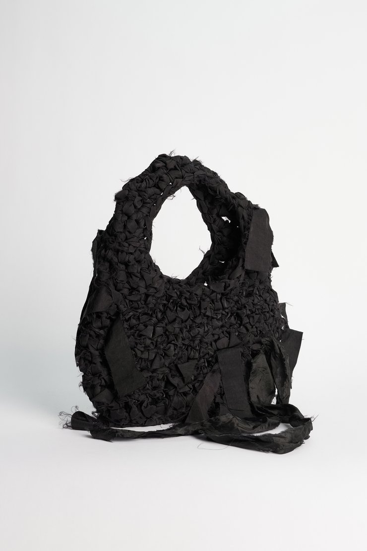 Our Legacy - Crochet Bag Technical Midnight Black
