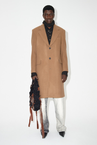 Dolphin Coat Camel Slyly Herringbone