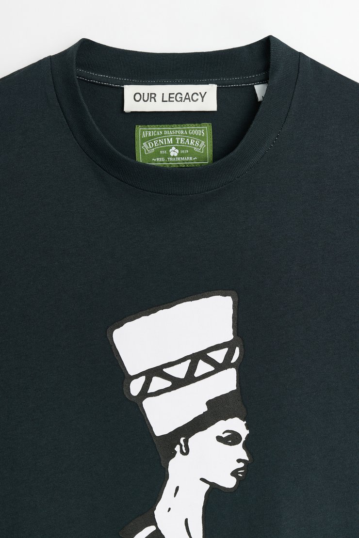 送料込◆コラボ【Our Legacy x Denim Tears x Tupac】Box Tshirt 아워레가시 x 데님 티어스 x 투팍 박스 티셔츠 블랙 2.다이.4