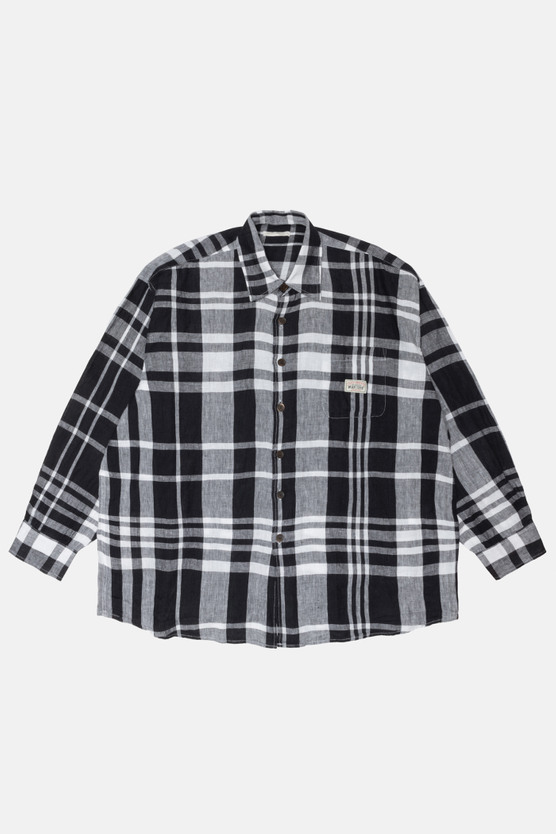 Our Legacy - Borrowed Shirt Bold Check Linen