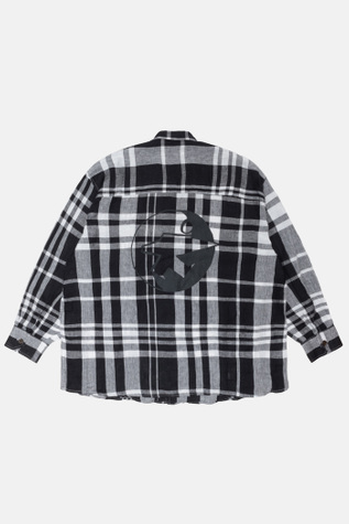 Borrowed Shirt Bold Check Linen