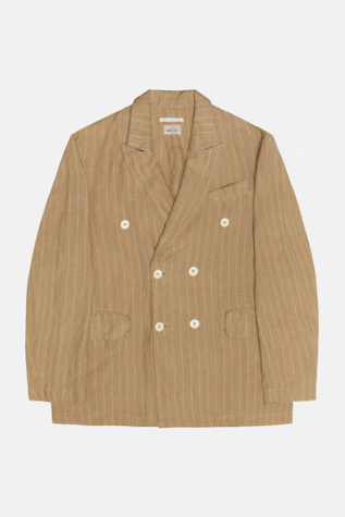 Unconstructed Db Blazer Tan Linen