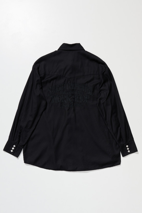 Our Legacy - Ranch Shirt Black High Twist Twill