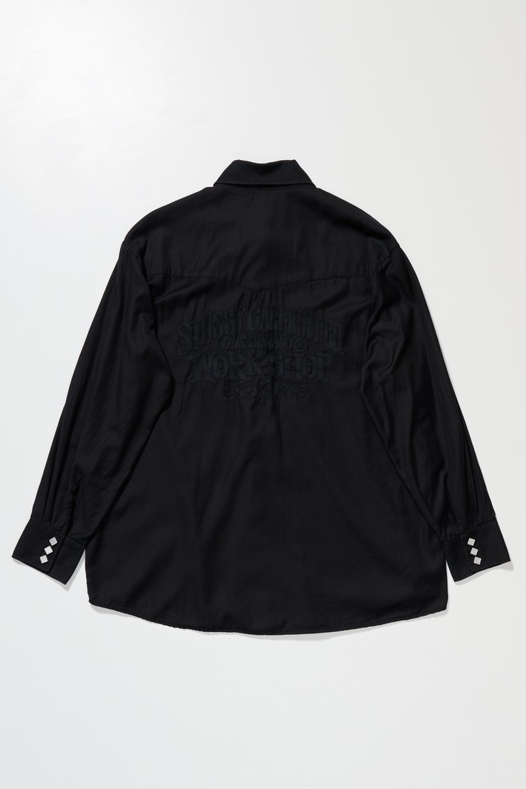 Our Legacy - Ranch Shirt Black High Twist Twill