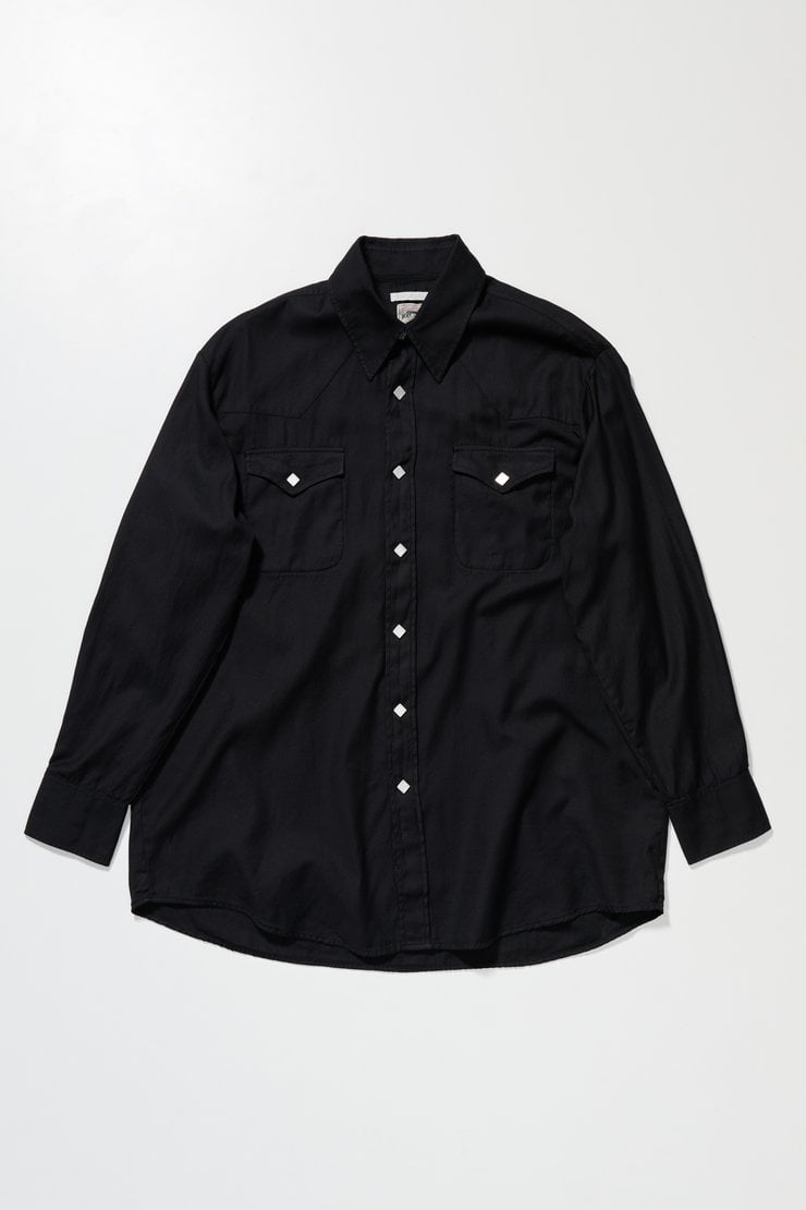 Our Legacy - Borrowed BD Shortsleeve Black Clean Seersucker