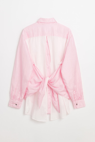 Our Legacy - Apron Shirt Pink Cotton Silk