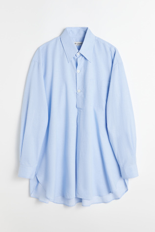 Popover Shirt Azores Stripe Seashore Cotton