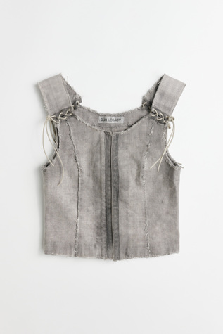 Tough Vest Attic Carbon Wash Canvas