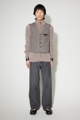 Cut Waistcoat Old Money Check