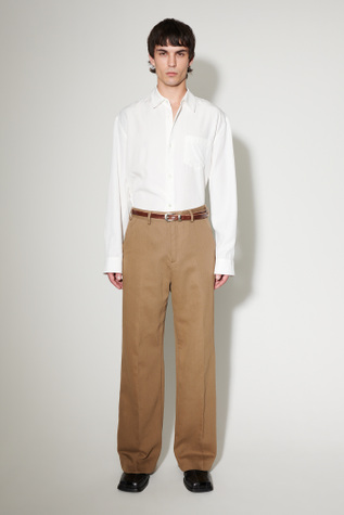 Sailor Trouser Olive Broken Sateen