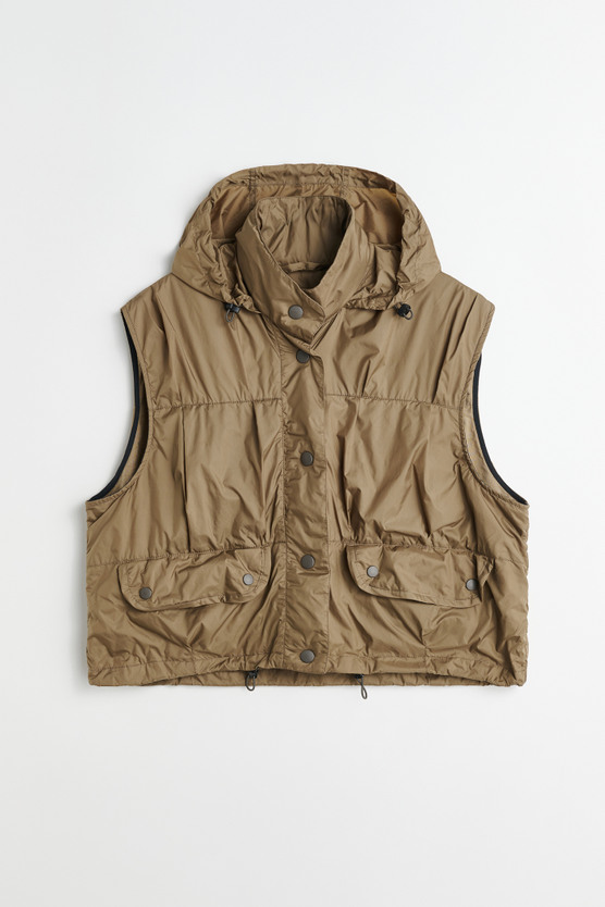 トップス OUR LEGACY Puffa Vest 46 Our Legacy - Exhale Puffa Vest Cavalry Olive Aero Nylon