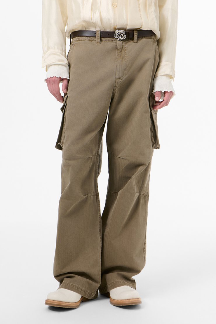 Our Legacy - Mount Cargo Uniform Olive Herringbone