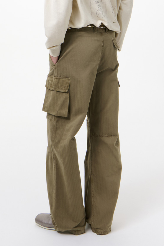 Our Legacy - Mount Cargo Uniform Olive Herringbone