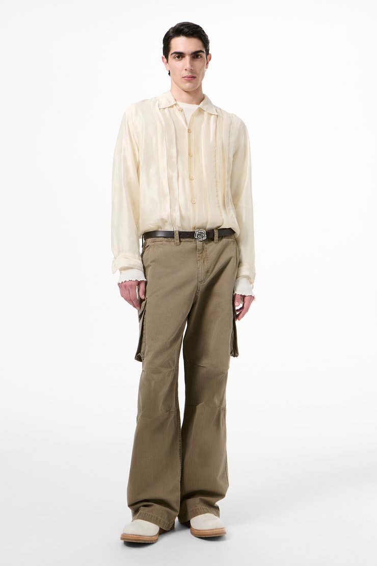 Our Legacy - Mount Cargo Uniform Olive Herringbone