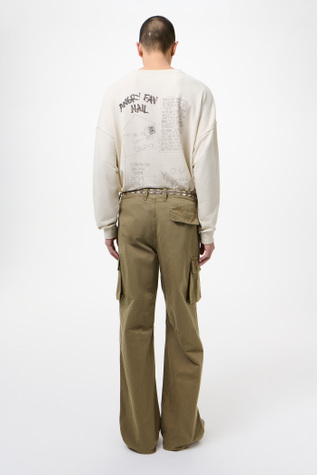 S*i様 OUR LEGACY PEAK CARGO UNIFORM OLIVE Our Legacy - Peak Cargo Uniform Olive Herringbone