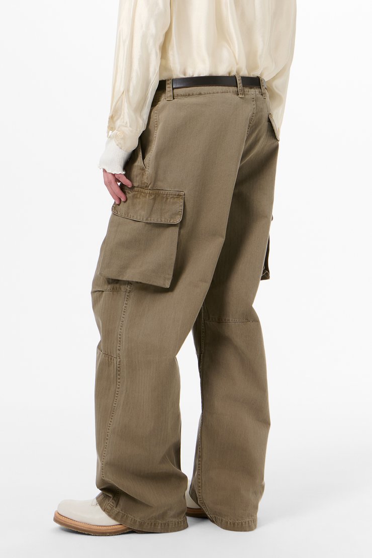 Our Legacy - Mount Cargo Uniform Olive Herringbone