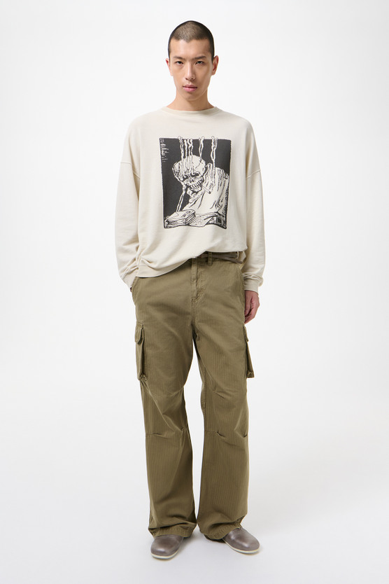 パンツ OUR LEGACY STEREO CARGO 38 Our Legacy - Stereo Cargo Black Symbiont Poplin