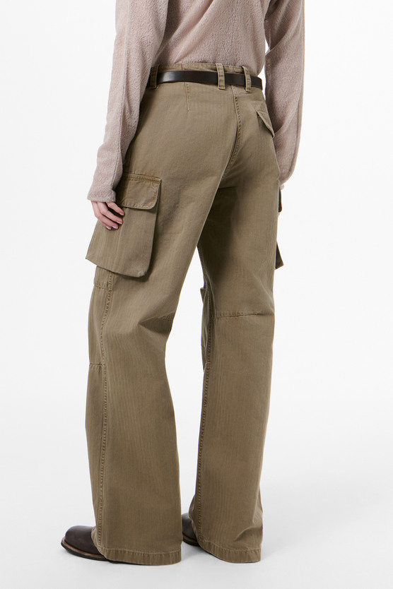 Our Legacy - Peak Cargo Uniform Olive Herringbone