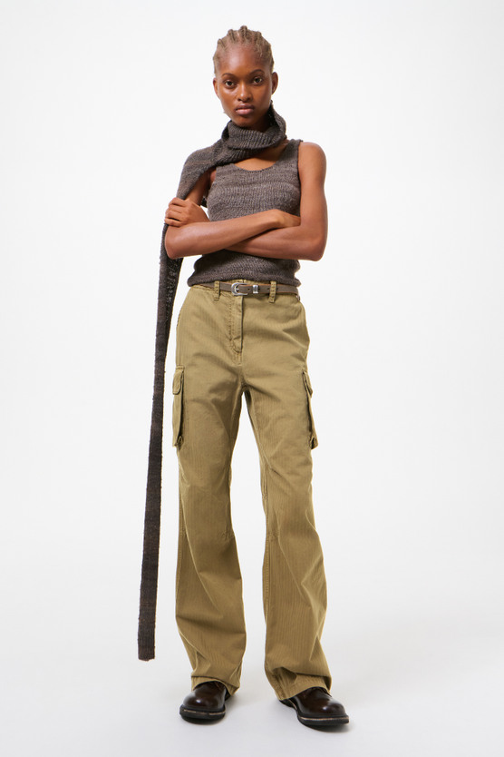 Our Legacy - Peak Cargo Uniform Olive Herringbone