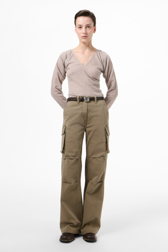 Our Legacy - Peak Cargo Uniform Olive Herringbone