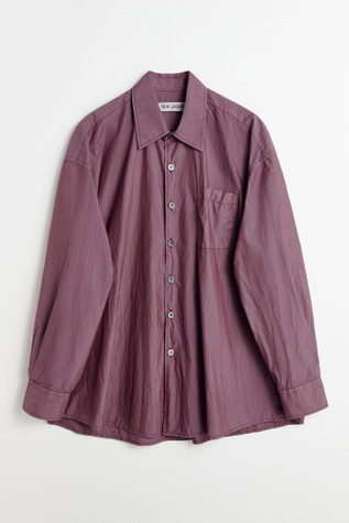 Borrowed Shirt Raspberry Parachute Poplin