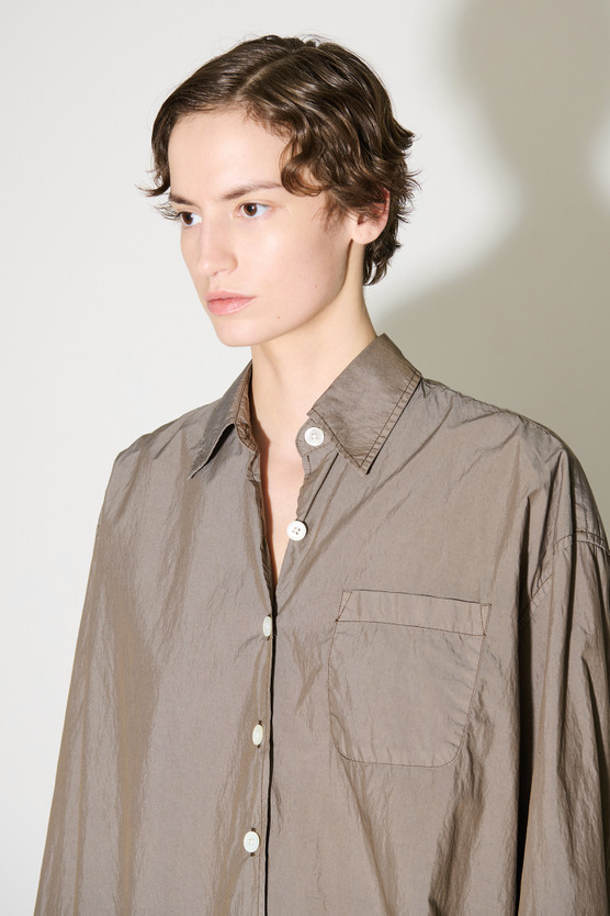 Our Legacy - Borrowed Shirt Stone Khaki Parachute Poplin