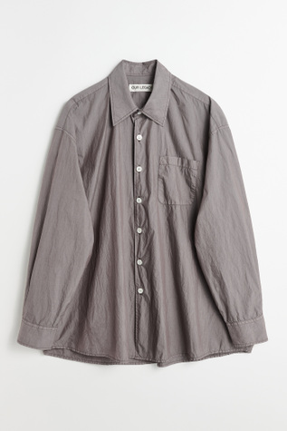 Borrowed Shirt Stone Khaki Parachute Poplin