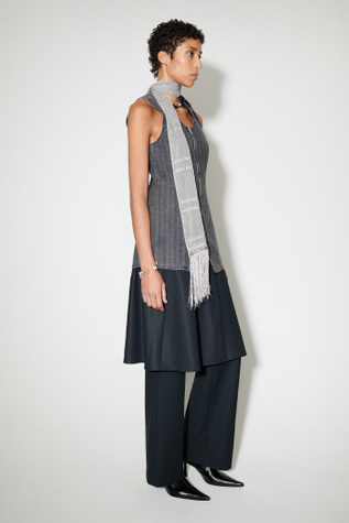 Our Legacy - Piano Scarf Silver Sparkle Crooner Viscose