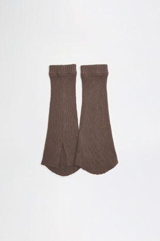 Knitted Gaiter Tender Bison Cotton Cash