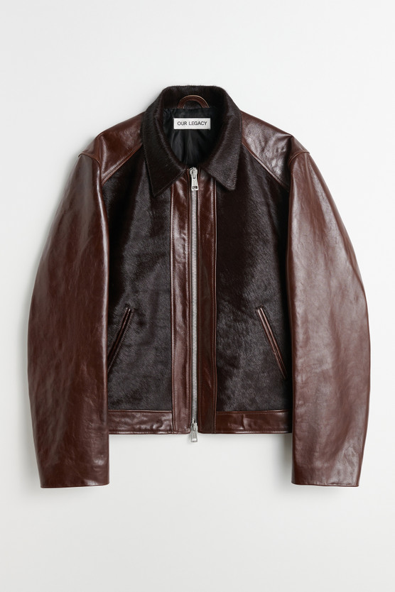 OUR LEGACY ハラコレザージャケット　ANDALOU JACKET Our Legacy - Andalou Jacket Tuscan Brown Hair On Hide