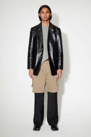 Opening Blazer True Dye Black Leather