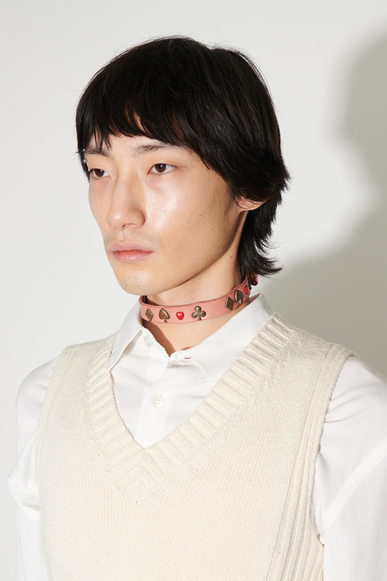 Our Legacy アワーレガシー Flower Choker OUR LEGACY アワレガシー 22SS FLOWER CHOKER BLACK LEATHER