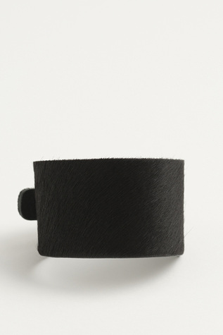 Bergen Bracelet Black Hair On Hide