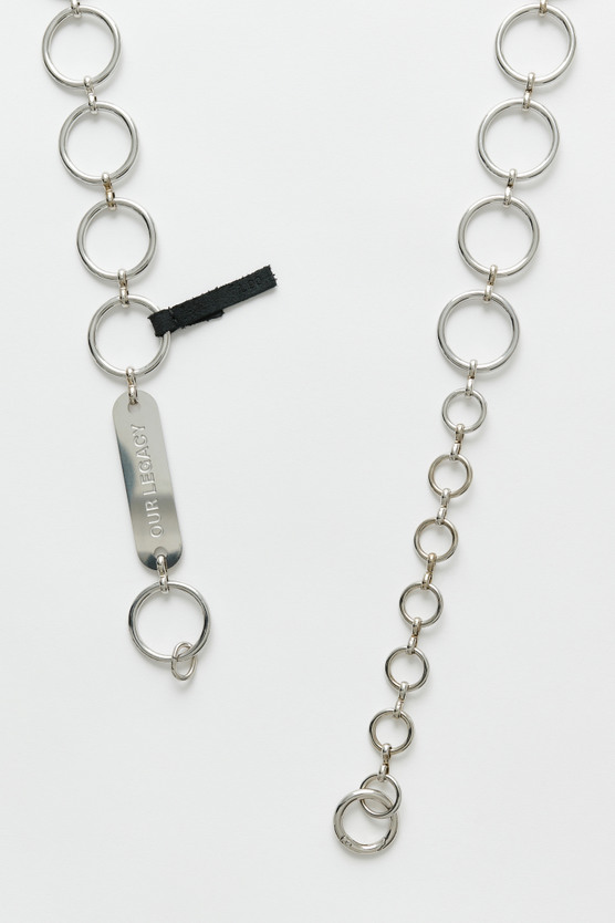 Our Legacy - Y2K Chain Belt Sassy Silver