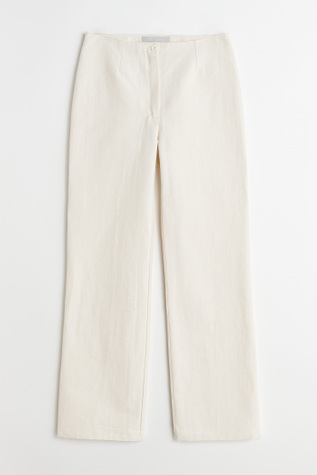 Biker Trouser Natural Rustic Cotton Nylon