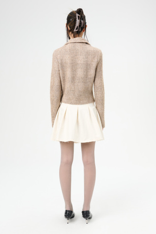 Our Legacy - Object Skirt Natural Crinkled Cotton Nylon