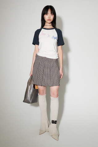 Object Skirt Old Money Check