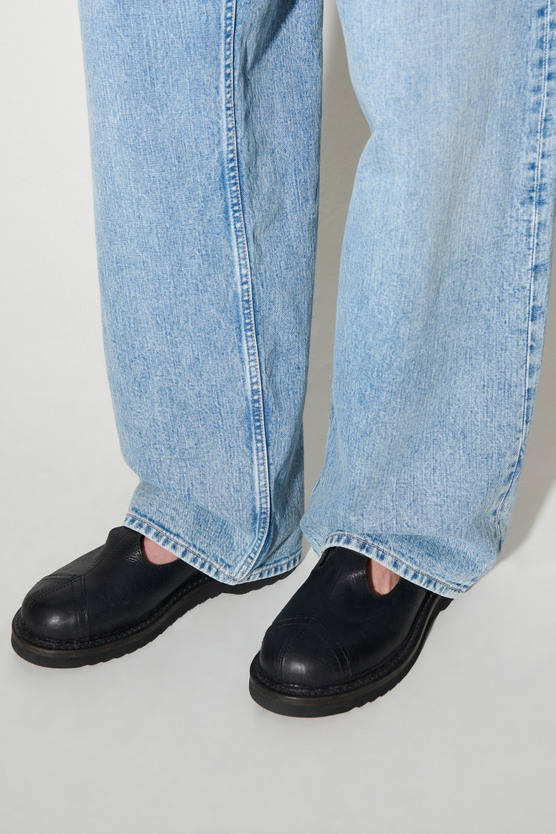 激安単価で Our Legacy - Camden Shoe Car Tire Black Leather 靴