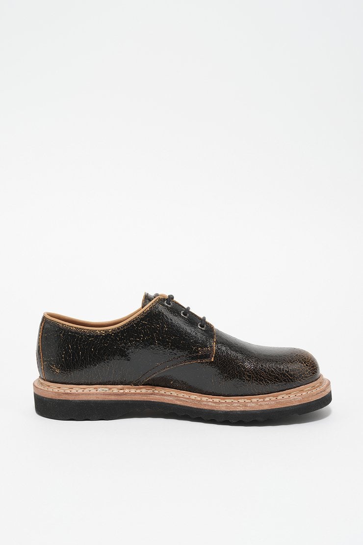 Our Legacy - Trampler Shoe Fractured Black Leather