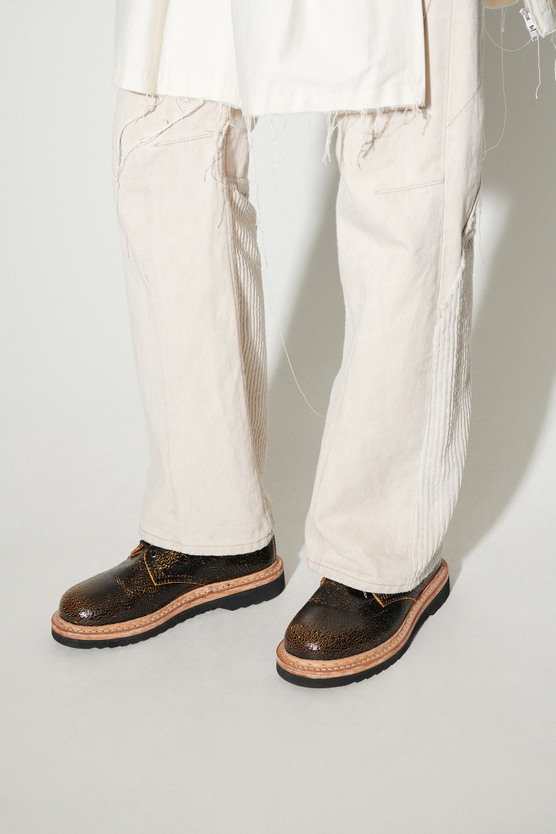 Our Legacy - Trampler Shoe Fractured Black Leather