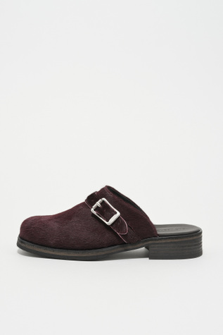 Camion Mule Bordeaux Hair On Hide