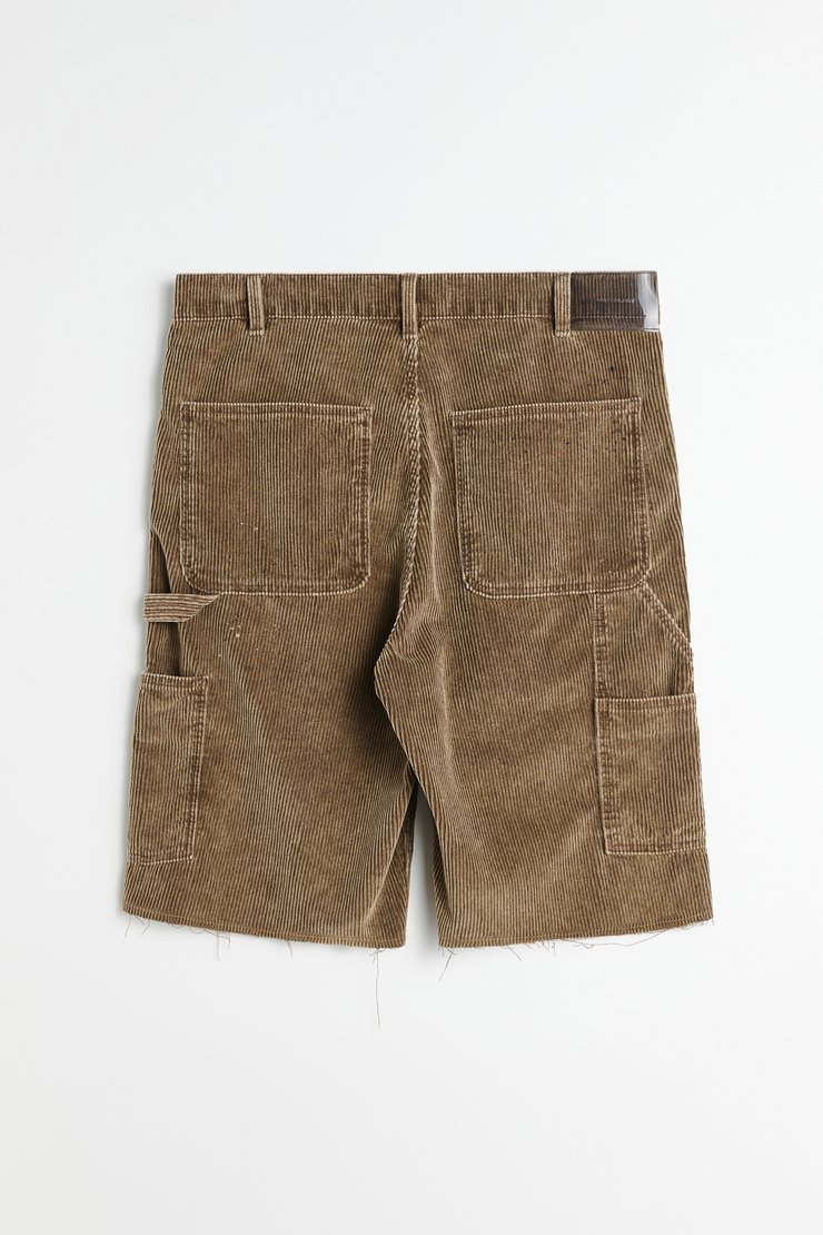 Our Legacy - Joiner Short Brown Enzyme Splatter Cord