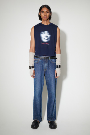 Third Cut Deep Blue Chain Twill