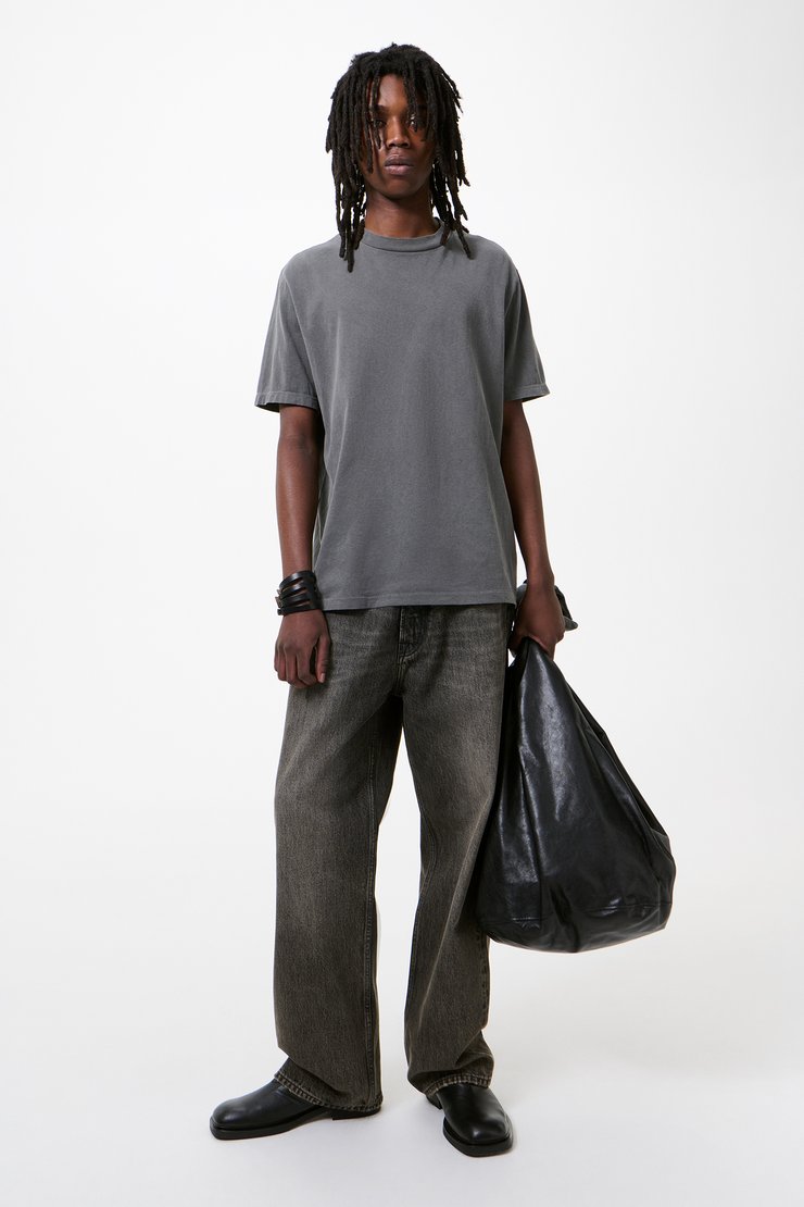 Our Legacy - Box T-Shirt Worn Black Legacy Jersey