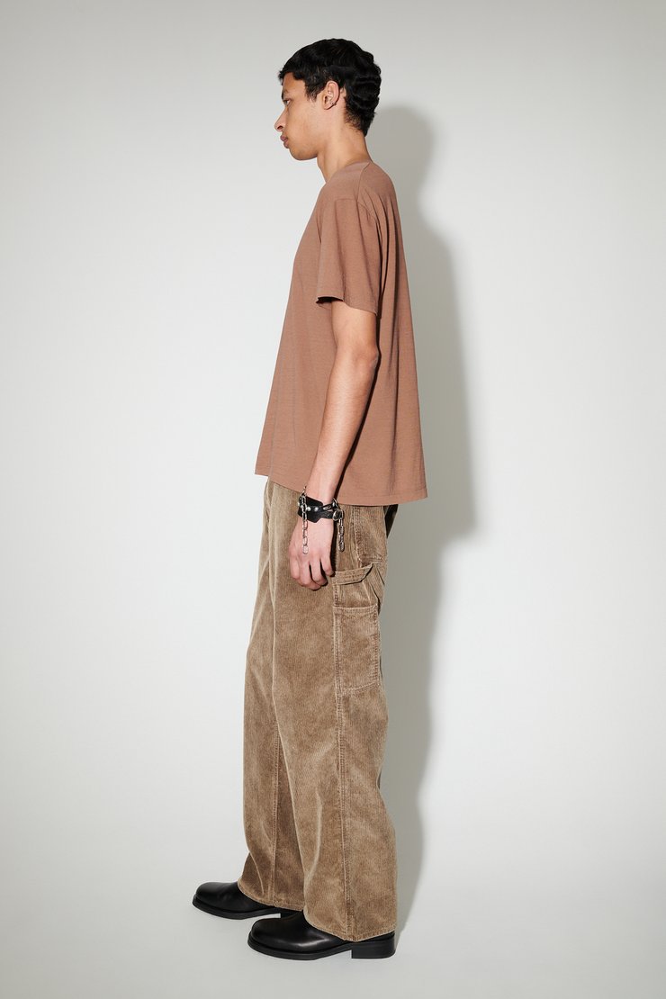 Our Legacy - U-Neck T-Shirt Fudge Cotton Silk