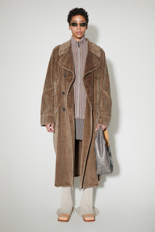 新品 OUR LEGACY CROPPED BIKER TRENCH BROWN Our Legacy - Cropped Biker Trench Brown Enzyme Cord