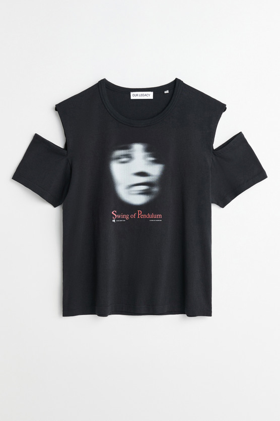 ★OUR LEGACY★ パンク Tシャツ スイング プリント Our Legacy - Punk T-Shirt Swing Of Pendulum Print