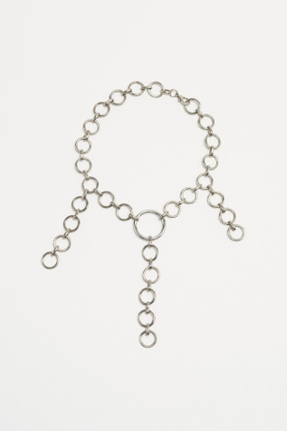 Ring Necklace Sassy Silver